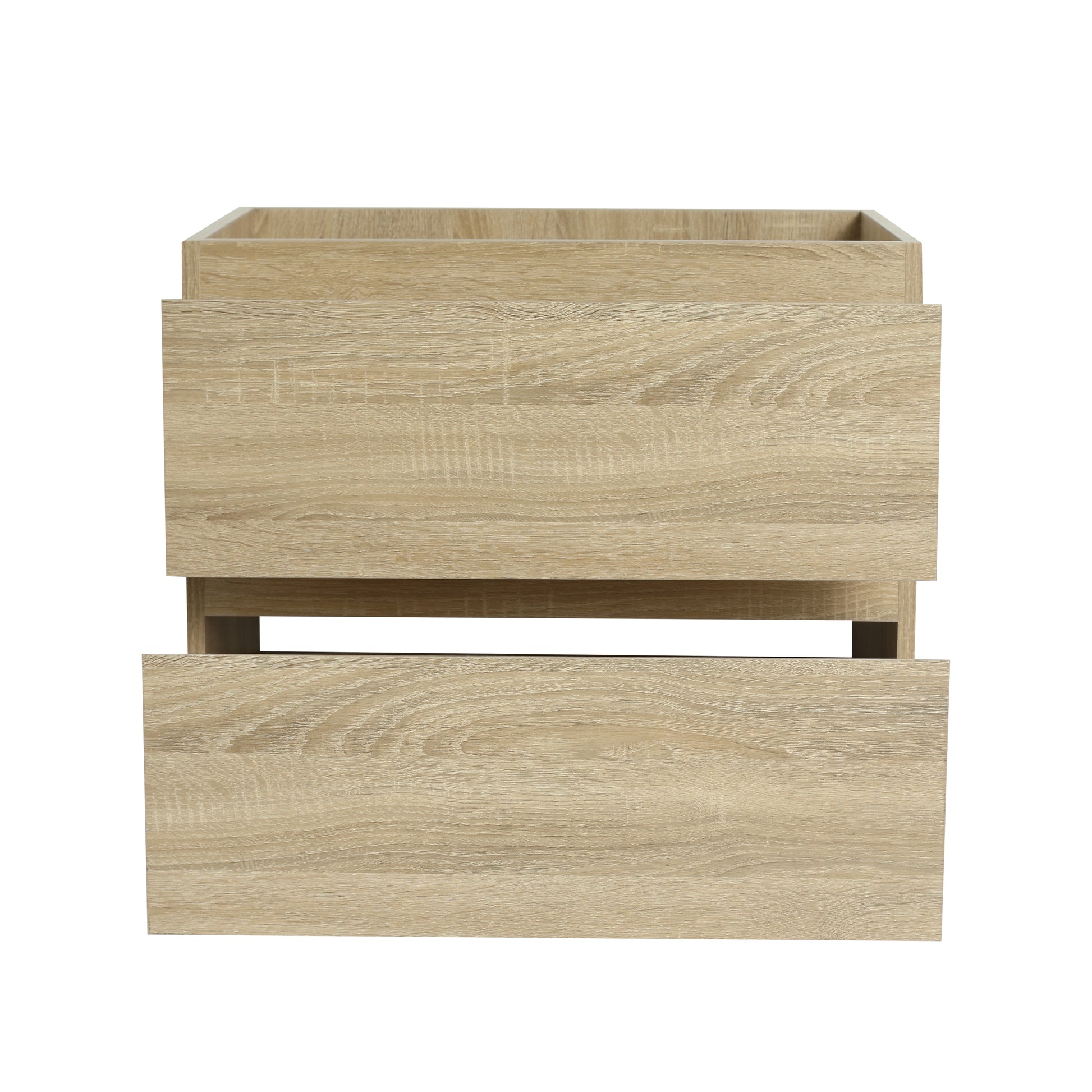 24" Wall Mounted Bathroom Vanity Only The Cabinet Body Bvb01924Lto 2 2 Light Oak Bathroom Wall Mounted Plywood