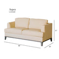 Aspen Cream Top Grain Leather Beautiful Cream Wood Leather