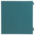 Teal 2 Shelf End Table Teal Primary Living Space Traditional Shelves Square Wood