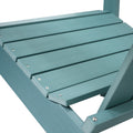Adirondack Chairs Weather Resistant Plastic Fire Pit Chairs Adorondic Plastic Outdoor Chairs Suitable For All Outdoor Areas Seating Lifetime Blue Plastic