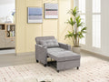 Futon Chair Bed Convertible Chair 3 In 1 Pull Out Sleeper Chair Beds With Usb Ports,Wear Resistant And Anti Scratch, Armchair Bed Sleeper For Living Room Light Grey Scratch Cloth Light Grey Foam Tech Cloth 1 Seat
