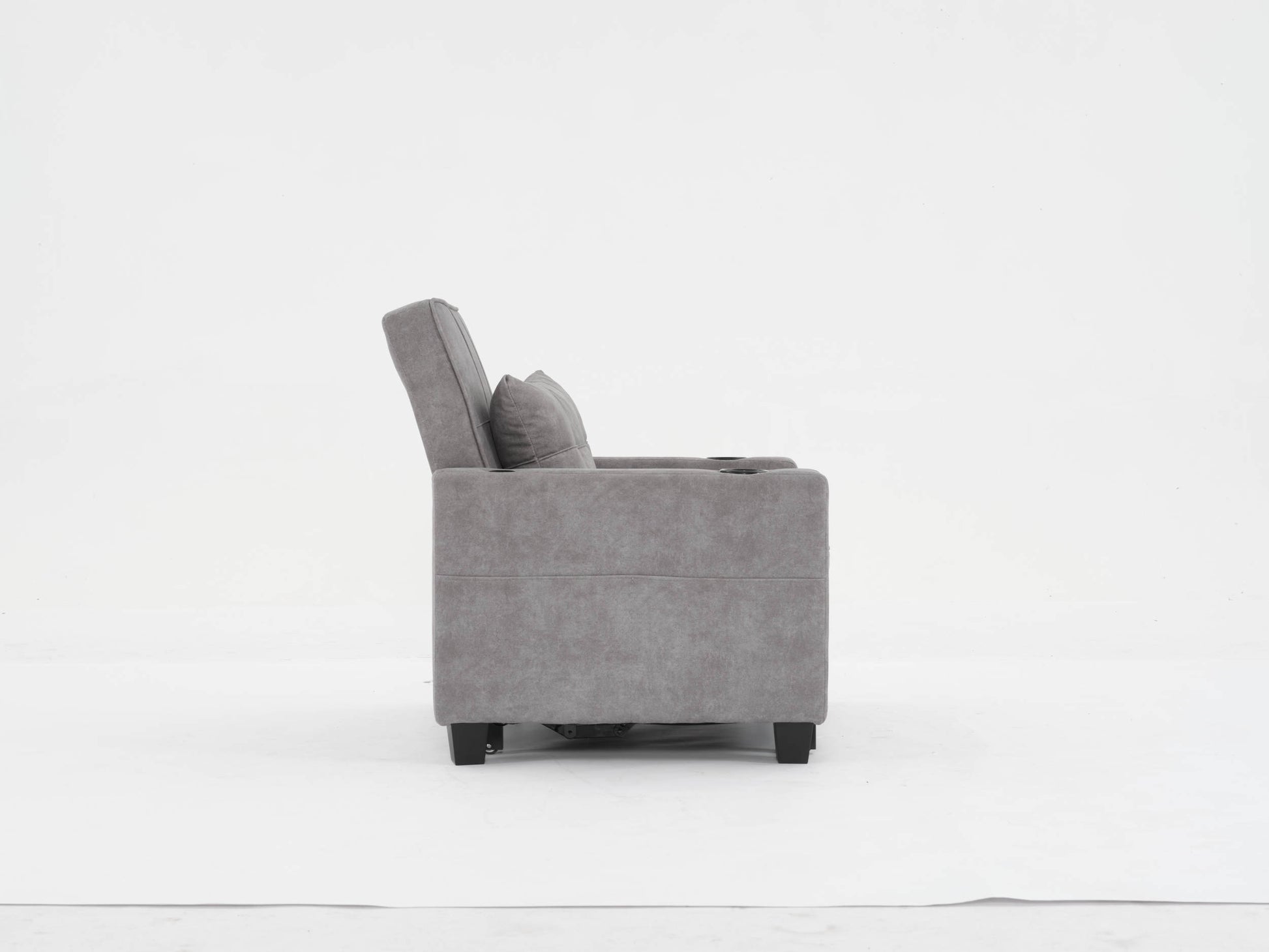 Futon Chair Bed Convertible Chair 3 In 1 Pull Out Sleeper Chair Beds With Usb Ports,Wear Resistant And Anti Scratch, Armchair Bed Sleeper For Living Room Light Grey Scratch Cloth Light Grey Foam Tech Cloth 1 Seat