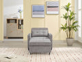 Futon Chair Bed Convertible Chair 3 In 1 Pull Out Sleeper Chair Beds With Usb Ports,Wear Resistant And Anti Scratch, Armchair Bed Sleeper For Living Room Light Grey Scratch Cloth Light Grey Foam Tech Cloth 1 Seat