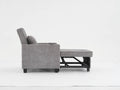 Futon Chair Bed Convertible Chair 3 In 1 Pull Out Sleeper Chair Beds With Usb Ports,Wear Resistant And Anti Scratch, Armchair Bed Sleeper For Living Room Light Grey Scratch Cloth Light Grey Foam Tech Cloth 1 Seat
