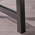 Lido Concrete Dining Table Leg Black Iron