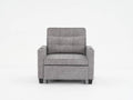 Futon Chair Bed Convertible Chair 3 In 1 Pull Out Sleeper Chair Beds With Usb Ports,Wear Resistant And Anti Scratch, Armchair Bed Sleeper For Living Room Light Grey Scratch Cloth Light Grey Foam Tech Cloth 1 Seat
