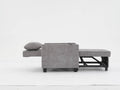 Futon Chair Bed Convertible Chair 3 In 1 Pull Out Sleeper Chair Beds With Usb Ports,Wear Resistant And Anti Scratch, Armchair Bed Sleeper For Living Room Light Grey Scratch Cloth Light Grey Foam Tech Cloth 1 Seat