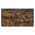 Rustic Oak Coffee Table With Sliding Barn Door Rustic Primary Living Space Farmhouse,Modern Drawers Rectangular Wood Metal Pedestal
