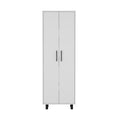 Napoles Multistorage Pantry Cabinet White Bathroom Modern Particle Board Particle Board