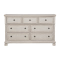 Antique White Finish1Pc Dresser Of 7 Drawers Traditional Design Hidden Drawer Classic Bedroom Furniture White Bedroom Classic,Traditional,Transitional Wood