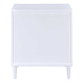 White And Weathered Oak 3 Drawer Accent Table Brown White Primary Living Space Contemporary Drawers Rectangular Wood Metal