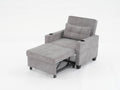 Futon Chair Bed Convertible Chair 3 In 1 Pull Out Sleeper Chair Beds With Usb Ports,Wear Resistant And Anti Scratch, Armchair Bed Sleeper For Living Room Light Grey Scratch Cloth Light Grey Foam Tech Cloth 1 Seat