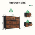 7 Storage Spaces, Assembled Wardrobe Lockers, Bedroom Furniture Lockers,Brown Brown Acacia Wood