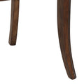 Brown And Dark Walnut Cross Back Side Chairs Set Of 2 Solid Brown Dining Room Foam Rectangular Side Chair Poplar Cross Back Set Of 2 Wood