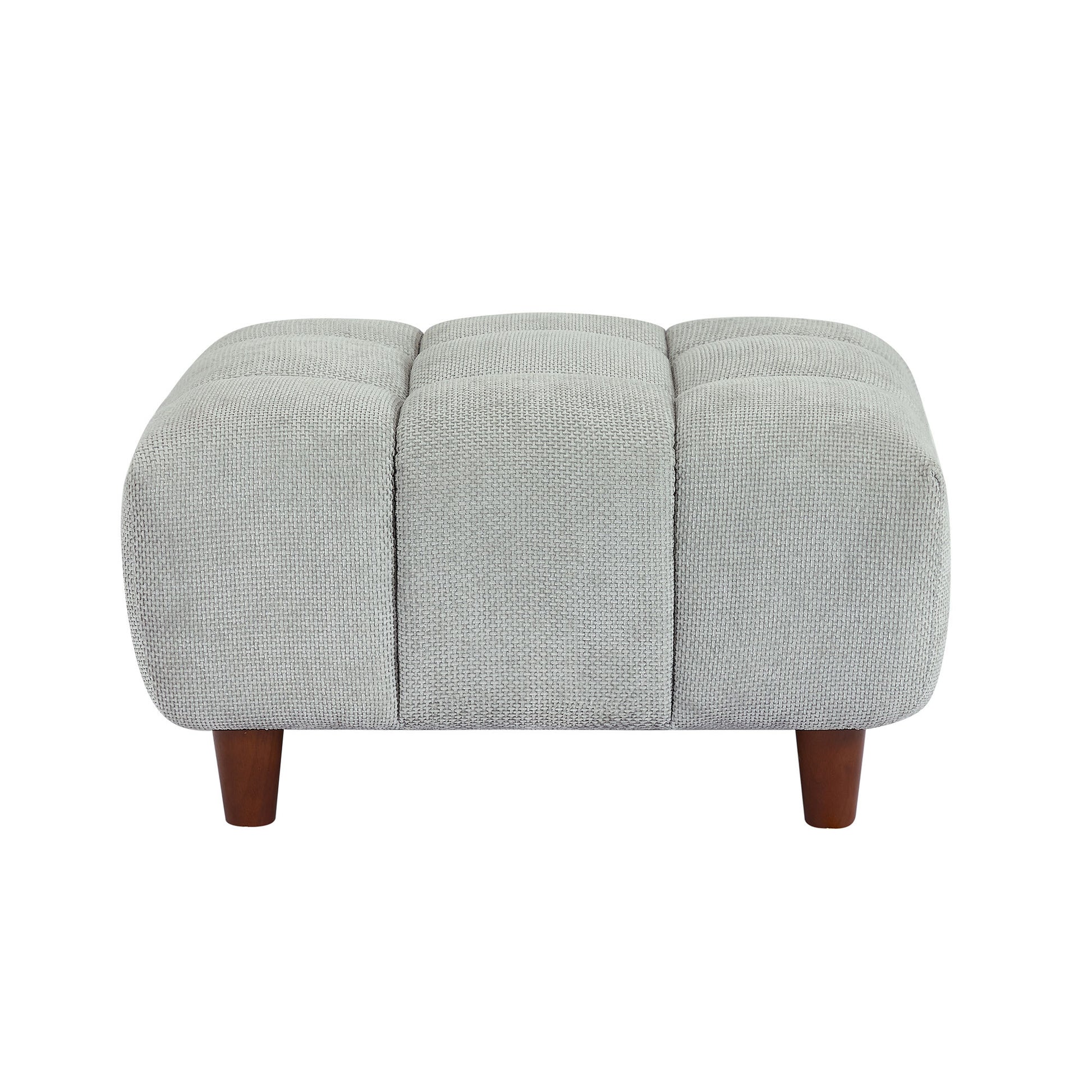 Convertible Sectional Sofa Couch, L Shaped Sofa With Fabric Couch,Modern Design Cream Style Marshmallow Sofa For Living Room And Office,Grey Light Grey Wood Fabric 3 Seat