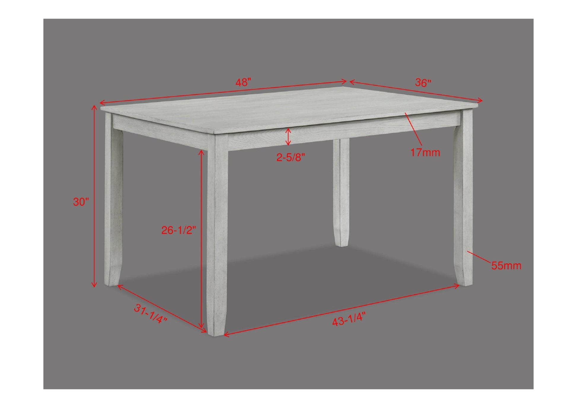 Rustic Farmhouse Transitional 5 Piece Dining Set Rectangular Table Linen Look Fabric Upholstered Chair Seat Wooden Dining Room Furniture White Gray Drift Wood Finish Dinette Gray Wood Dining Room Rectangular Dining Table With Chair Wood Wood Antique