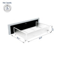 Same As B083119691 Anda Queen Size Ivory Boucle Upholstered Platform Bed With Patented 4 Drawers Storage, Tufted Headboard, Wooden Slat Mattress Support, No Box Spring Needed Box Spring Not Required Queen Ivory Bedroom