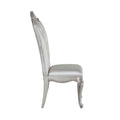 Cream And Golden Ivory Tufted Side Chairs Set Of 2 Solid Cream Dining Room Foam Rectangular Luxury Side Chair Rubberwood Tufted Back Set Of 2 Wood Fabric