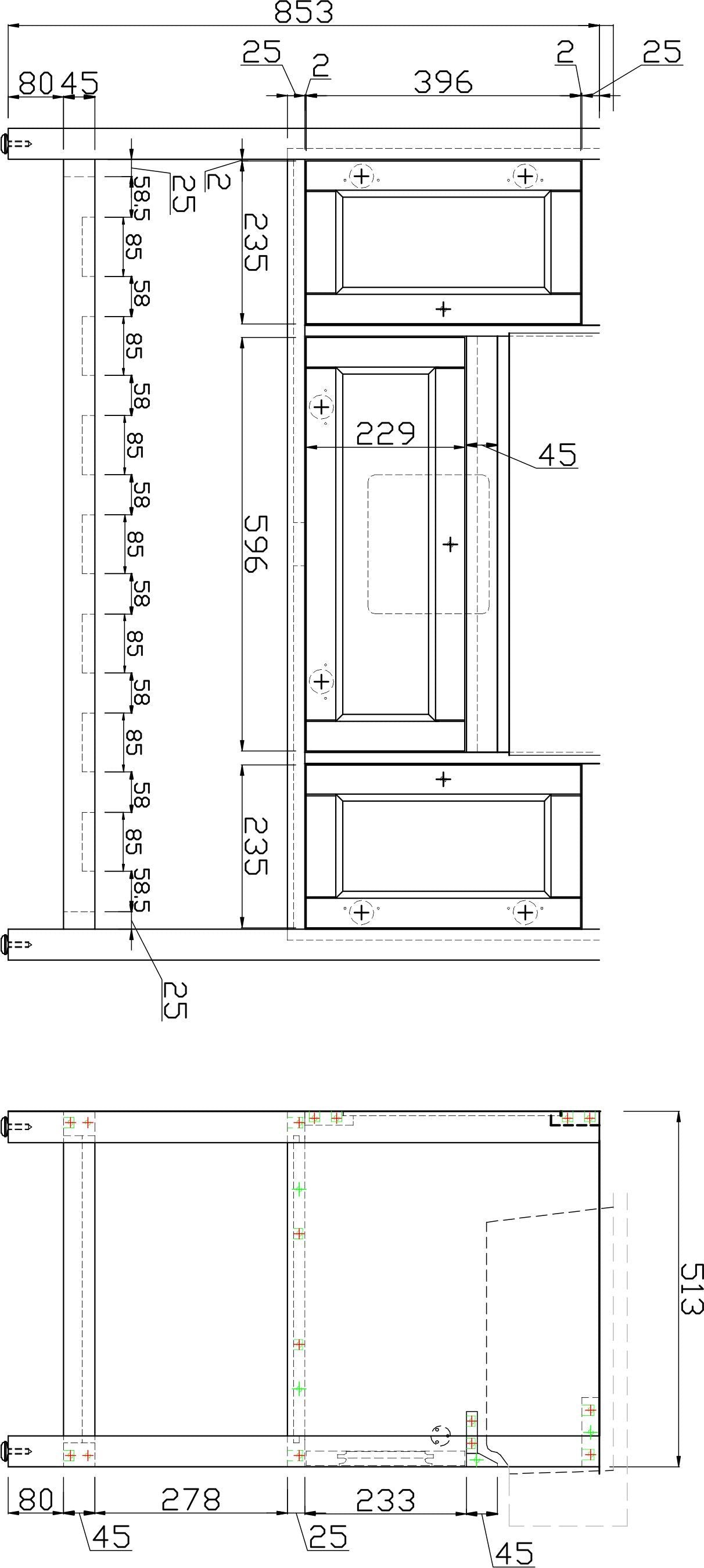 Solid Wood Bathroom Vanities Without Tops 47 In. W X 20 In. D X 33.6 In. H Bathroom Vanity In Green Green Solid Wood