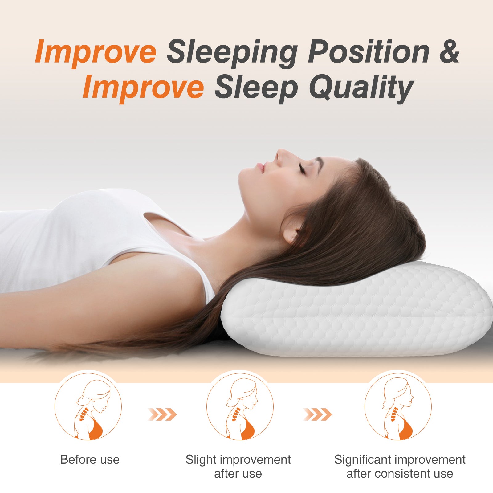 Foam Pillow, Sleeping Pillow, Soft And Comfortable, Removable, Machine Washable Cover,1 Pack,24 "X 16 Full Blue 2 Piece Set Fabric