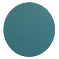 Teal Round Side Table With Bottom Shelf Teal Primary Living Space Contemporary Shelves Round Wood
