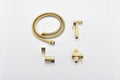 Bidet Sprayer For Toilet, Handheld Cloth Diaper Sprayer Brushed Gold Metal