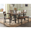 Oak And Black Ladder Back Side Chairs Set Of 2 Solid Black Brown Dining Room Foam Rectangular Industrial Side Chair Solid Back Set Of 2 Wood