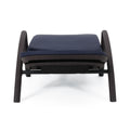 Mikael Chaise Lounge With Cushion Dark Brown Polypropylene