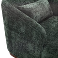 Coolmore Swivel Barrel Chair, Comfy Round Accent Sofa Chair For Living Room, 360 Degree Swivel Barrel Club Chair, Leisure Arm Chair For Nursery, Hotel, Bedroom, Office, Lounge Emerald Emerald Primary Living Space Foam Chenille