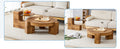 The Detachable Double Decker Coffee Table, The Stylish Design Is More Precious, And The Detachable Design Can Make The Use Of Space More Flexible And Suitable For Various Scenes. Wood Mdf