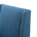 Kd Accent Chair Blue Fabric