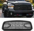 Grille For 2013 2014 2015 2016 2017 2018 Dodge Ram 1500 Grill Big Horn Style With Letters Matte Black Matt Black Abs Abs