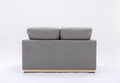 Valin Loveseat, Gray Linen Lv01745 Gray Upholstered