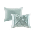 7 Piece Tufted Comforter Set Seafoam Cal King California King Seafoam Polyester