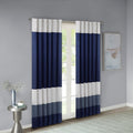 Polyoni Pintuck Curtain Panel Only 1 Pc Panel Multicolor Cotton