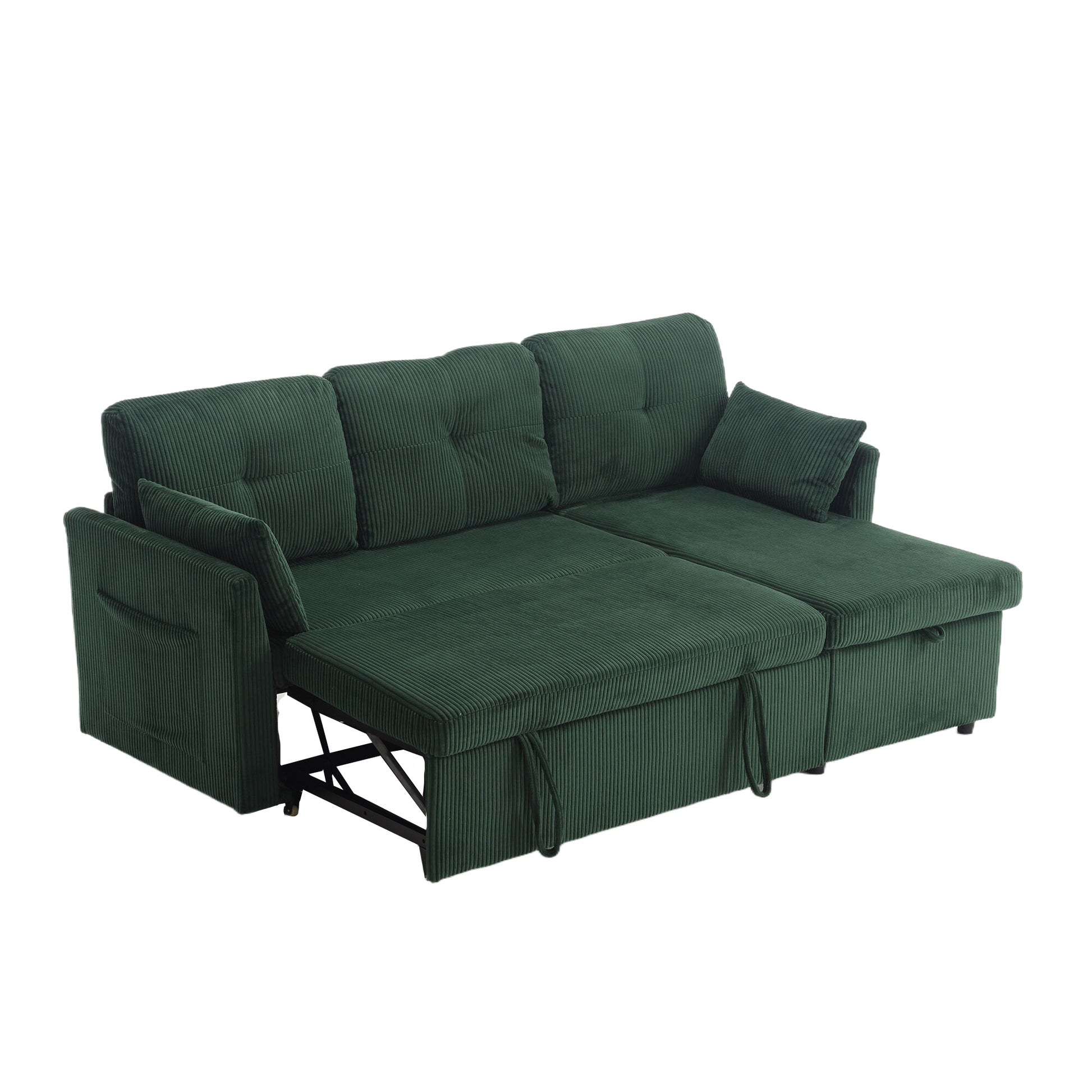 United Modular Sectional Sofa L Shaped Modular Couch With Reversible Chaise Modular Sofa Sectional Couch With Storage Seats Emerald Velvet 4 Seat