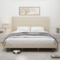 Stylish High Headboard Bed, 54 