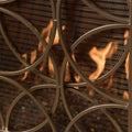 Fire Screens Gold Iron