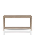 Sofa Table In Sand Finish Sand Solid Wood Mdf