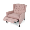 One And Half Seater Recliner Blush Fabric