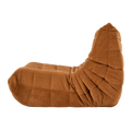 Floor Sofa Bean Bag Chair For Adults Fireside Bean Bag Lounger Memory Foam Chair For Home, Office, Apartment Or Gaming Venue Caramel Polyester Primary Living Space Firm Art Deco Armless Foam Polyester Blend