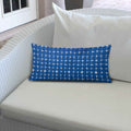 Flashitte Indoor Outdoor Soft Royal Pillow, Sewn Closed, 18X18 Multicolor Polyester