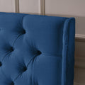 King Cal King Headboard King Dark Navy Fabric