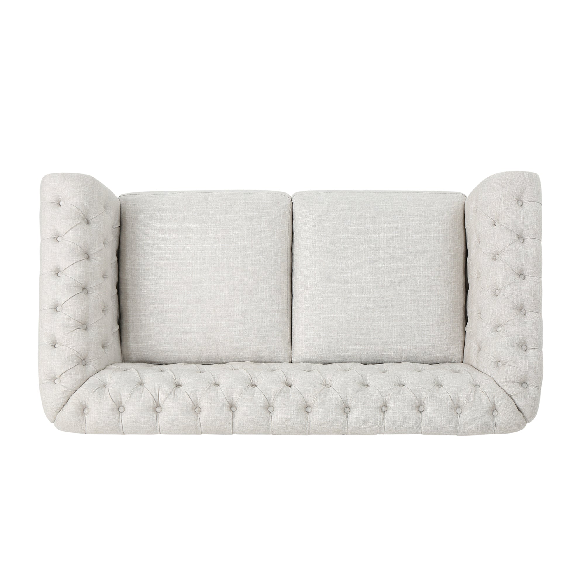 Seat Sofa Beige Fabric