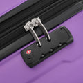 2 Piece Luggage Set With Bags Expanable Spinner Wheels Abs Lightweight Suitcase With Tsa Lock 20Inch 28Inch Purple Abs