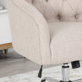 Office Chair Beige Fabric