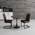 Walnut Circular Dining Table, 31.5 