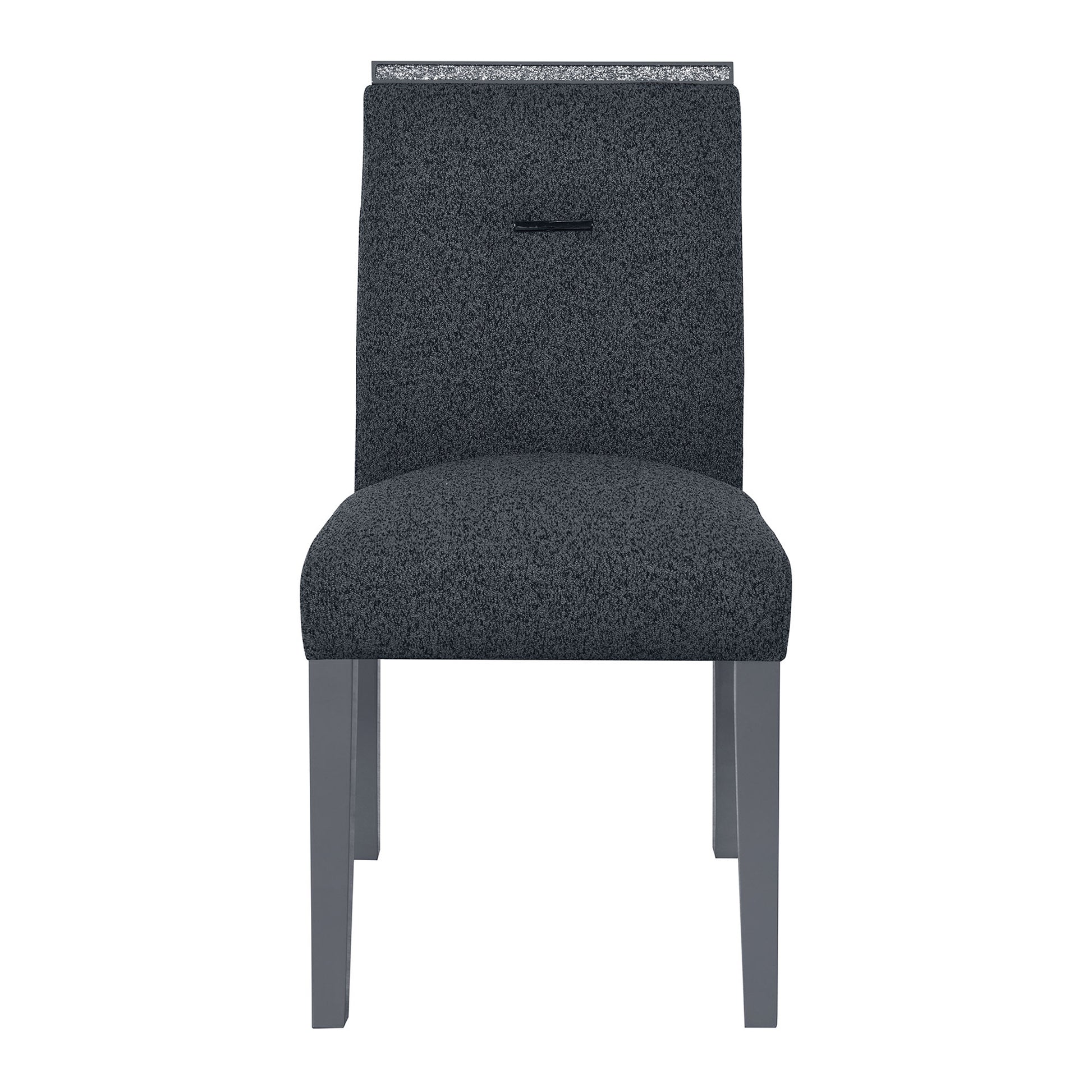 Ariya Dark Grey Dining Chair Solid Dark Grey Gray Dining Room Foam Wipe Clean Modern Dining Chairs Rubberwood Solid Back 1 Rubber Wood