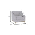 Honra Gray Chair Gray Foam Engineered Wood