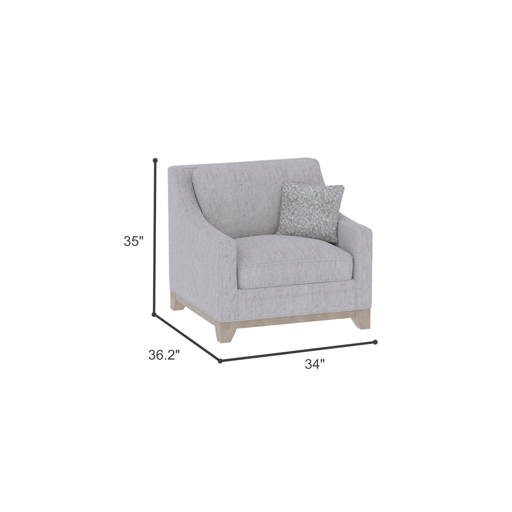 Honra Gray Chair Gray Foam Engineered Wood